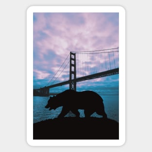 Golden Bear - California Vibes Sticker